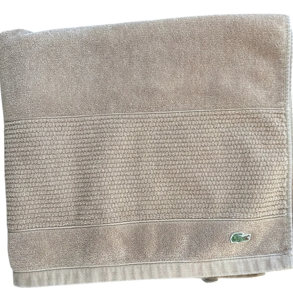 Lacoste Heritage 100% Supima Cotton Bath Towel 30